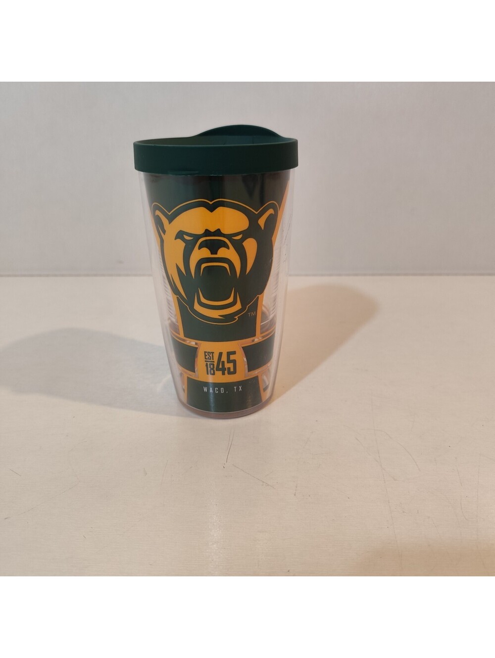 TERVIS--BAYLOR UNIVERSITY BEARS--16oz TUMBLER CUP W/ LID